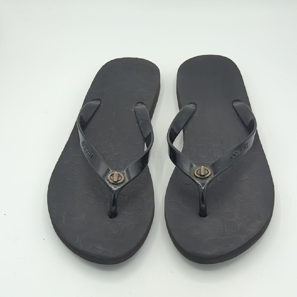 Coach Flip Flop Sandals.